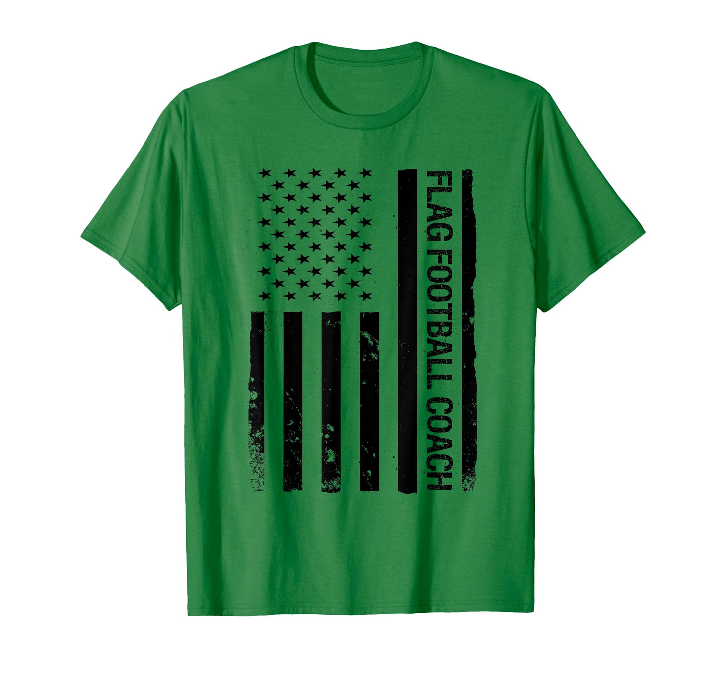 Funny Flag Football Coach USA American Flag T-Shirt