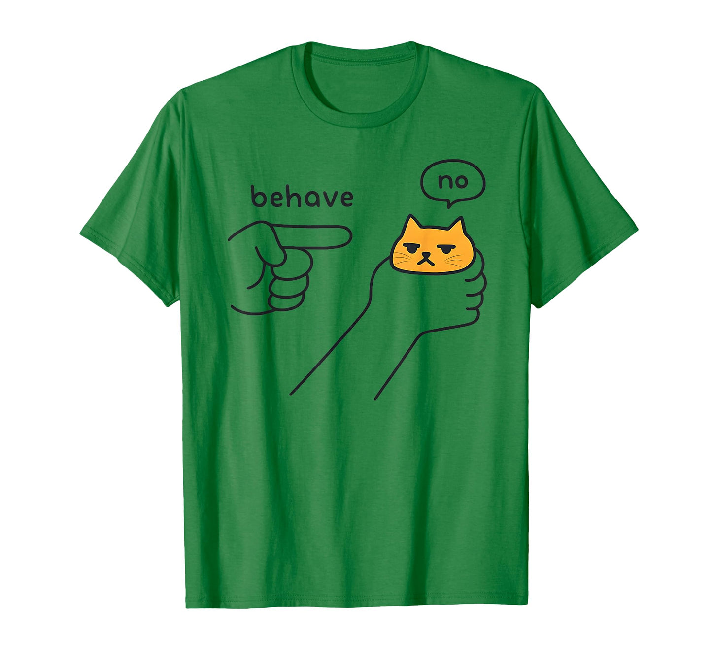 Dishonest Cat Meme Behave No Funny Cat Meme Saying Men Women T-Shirt