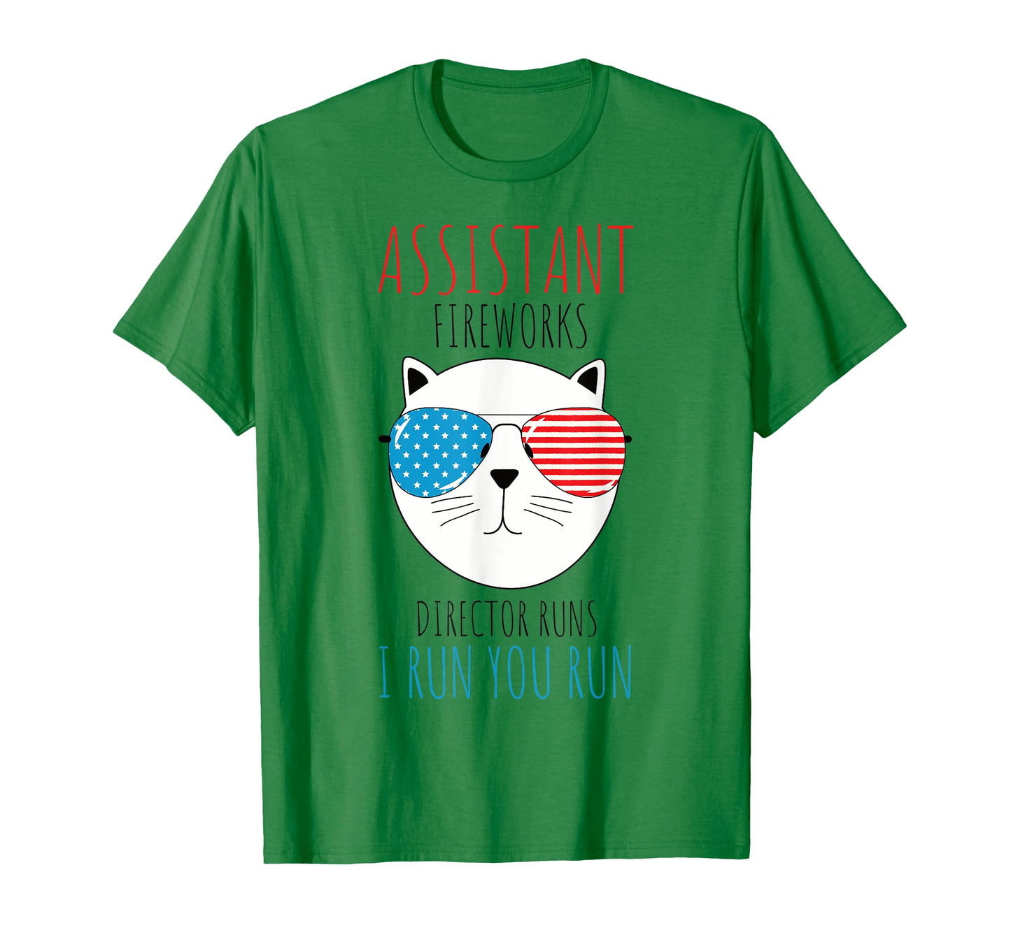 Fireworks Director Shirt If I Run You Run Cat Lovers T-Shirt