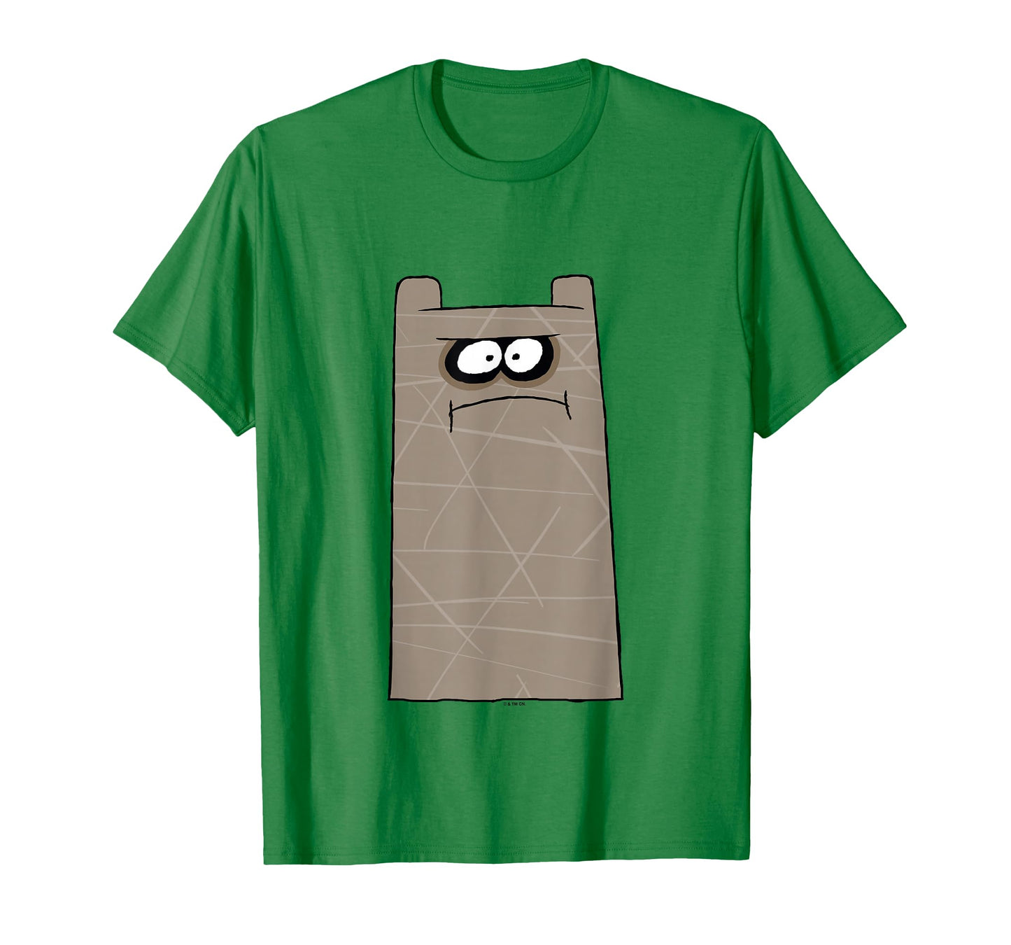 Chowder Shnitzel Big Serious Face Chest Logo T-Shirt