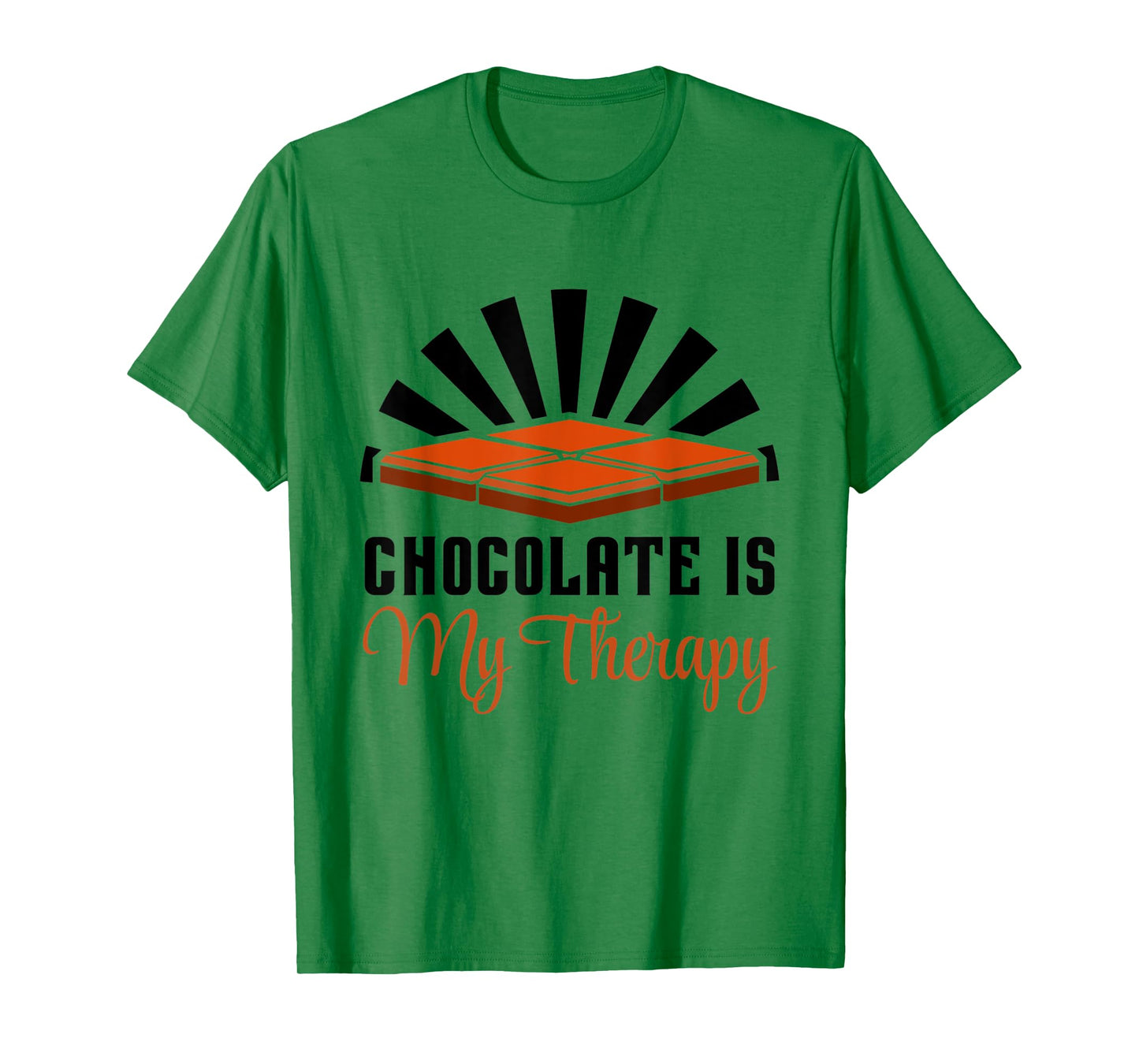 Chocolate as Therapy Funny Saying Chocolate Lover T-Shirt