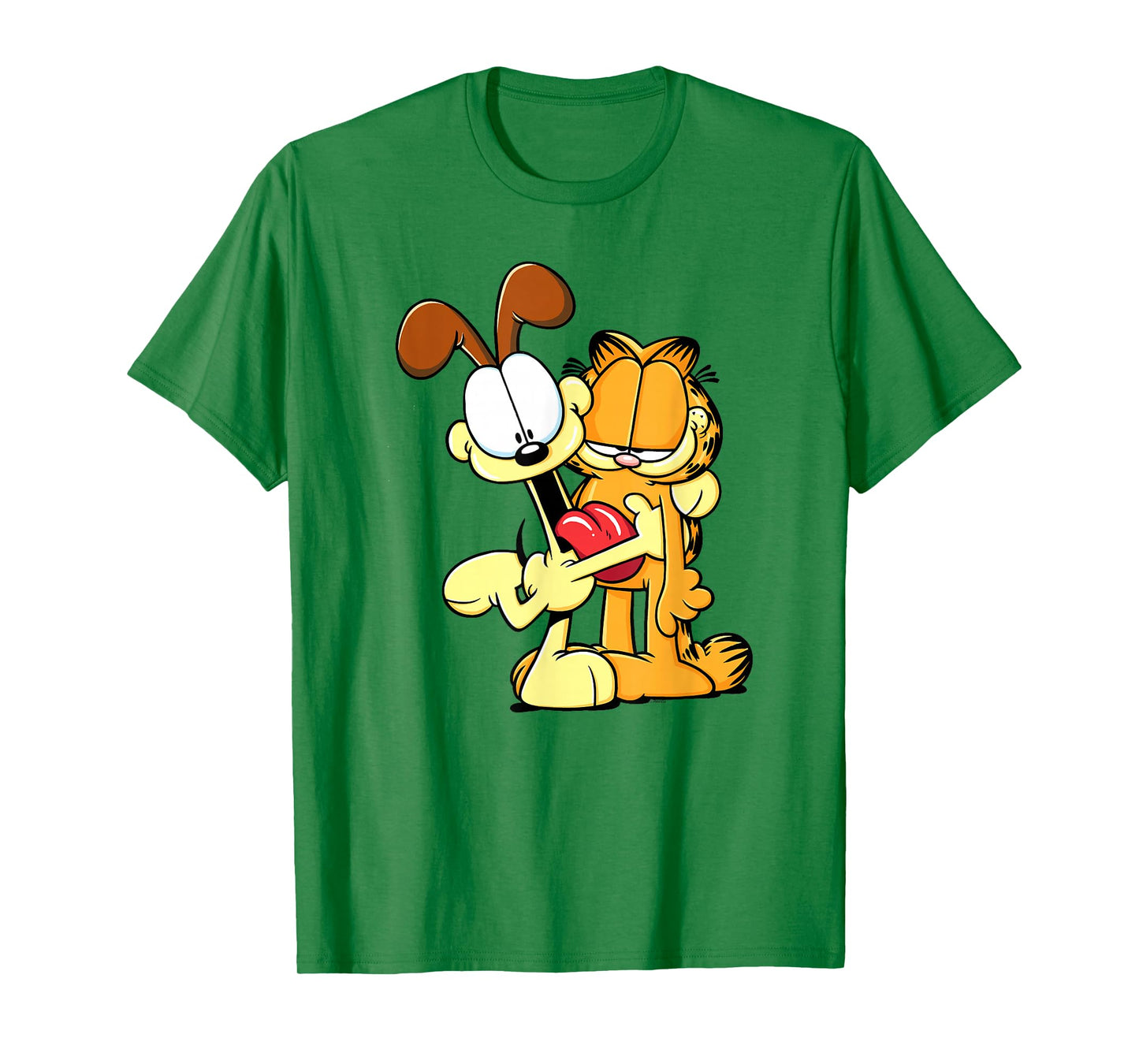 Garfield Cute Odie Hugging Garfield Love Cartoon Cat T-Shirt