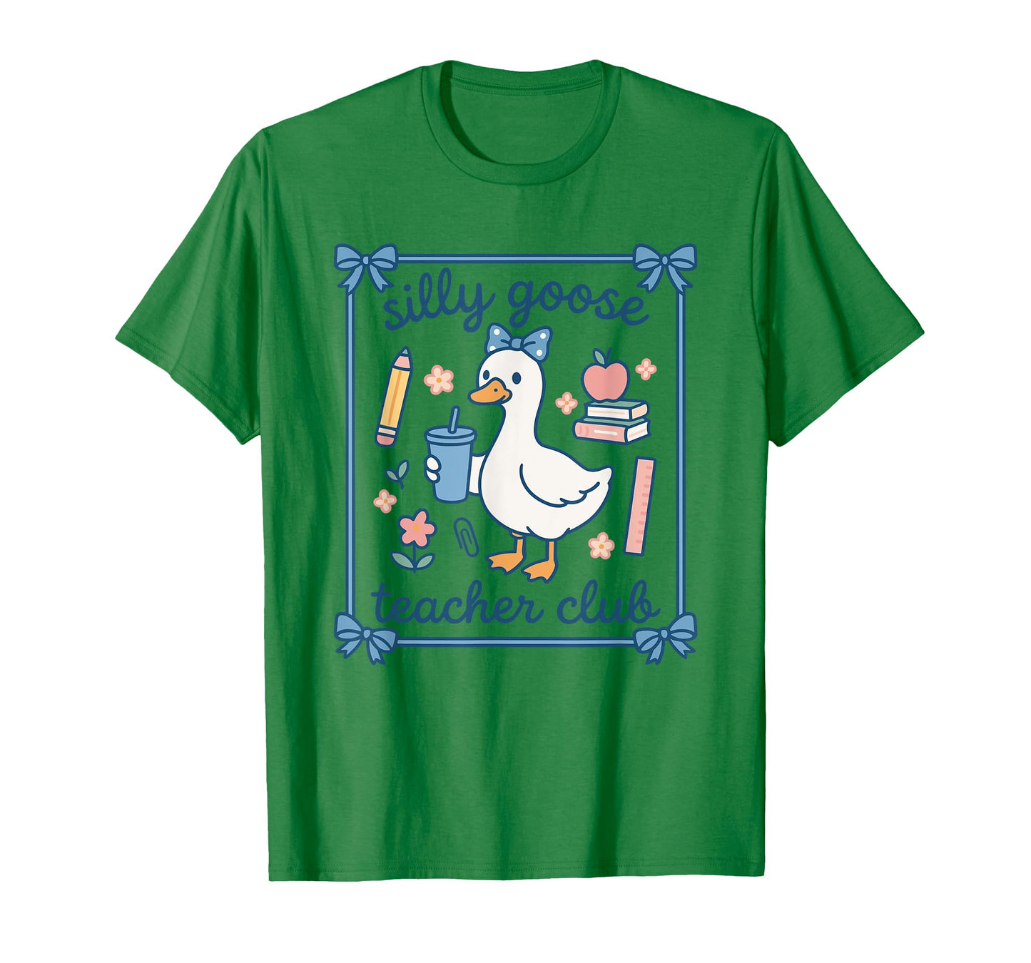 Cute Silly Goose Teacher Club for Women T-Shirt