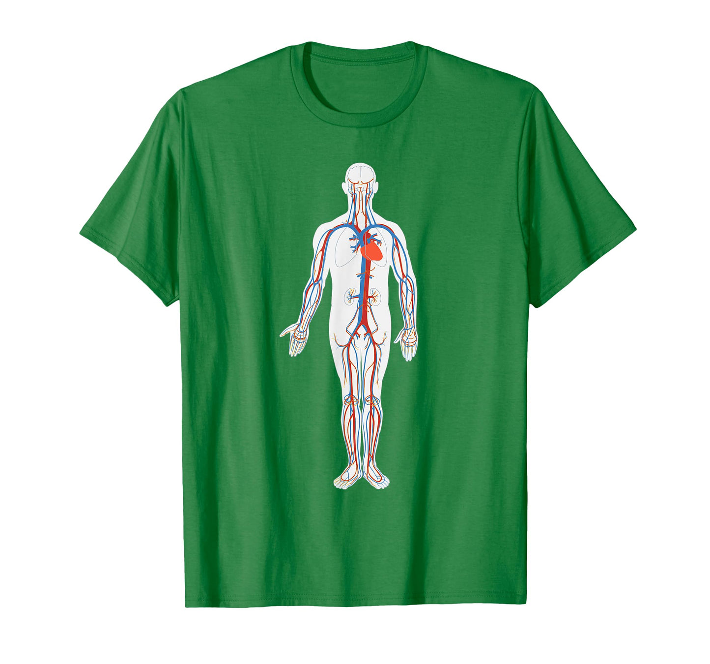 Circulatory System Anatomy Chart Arteries Veins T-Shirt