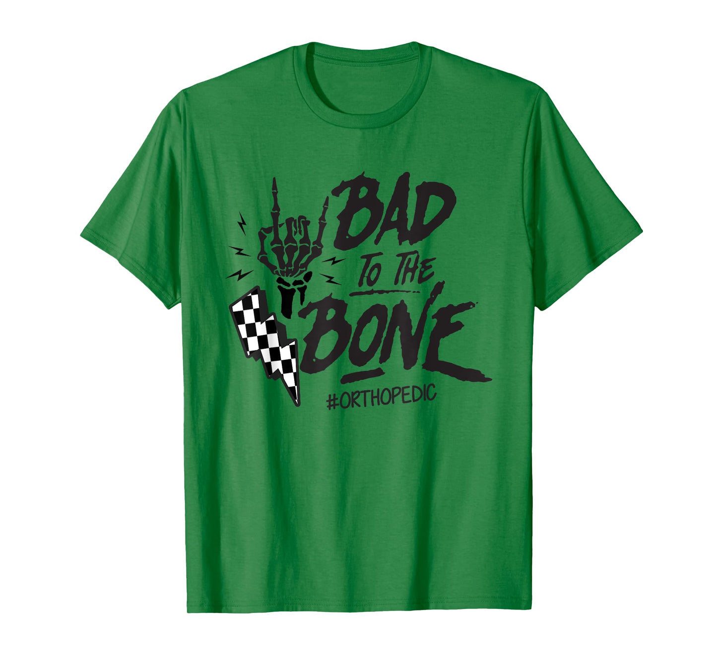 Bad To The Bone Retro Skeleton Orthopedic Surgeon RN Squad T-Shirt