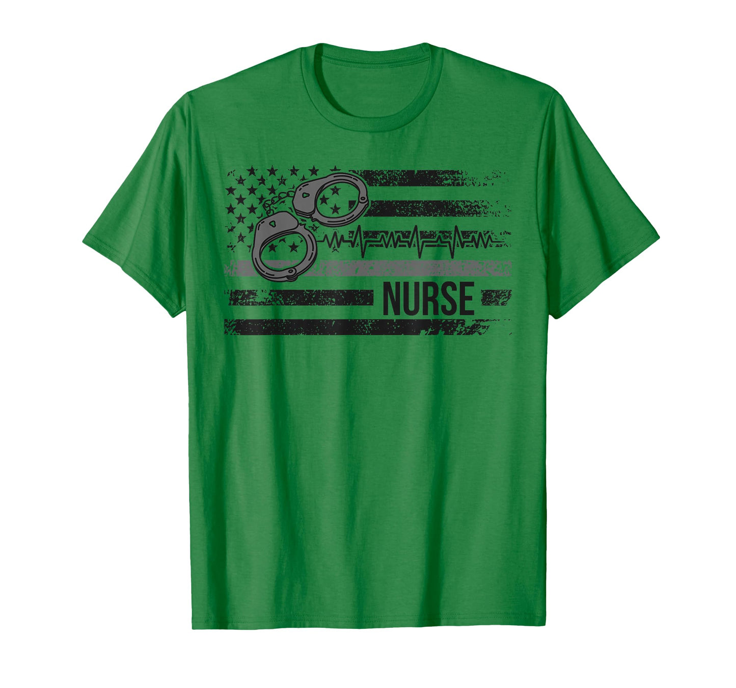 Correctional Nurse American Flag Corrections Nursing T-Shirt