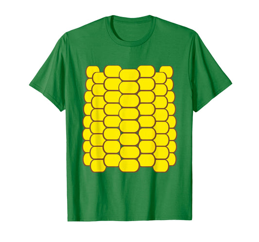 Corn Halloween Costume Funny Foodie Farmer Men Women Kids T-Shirt