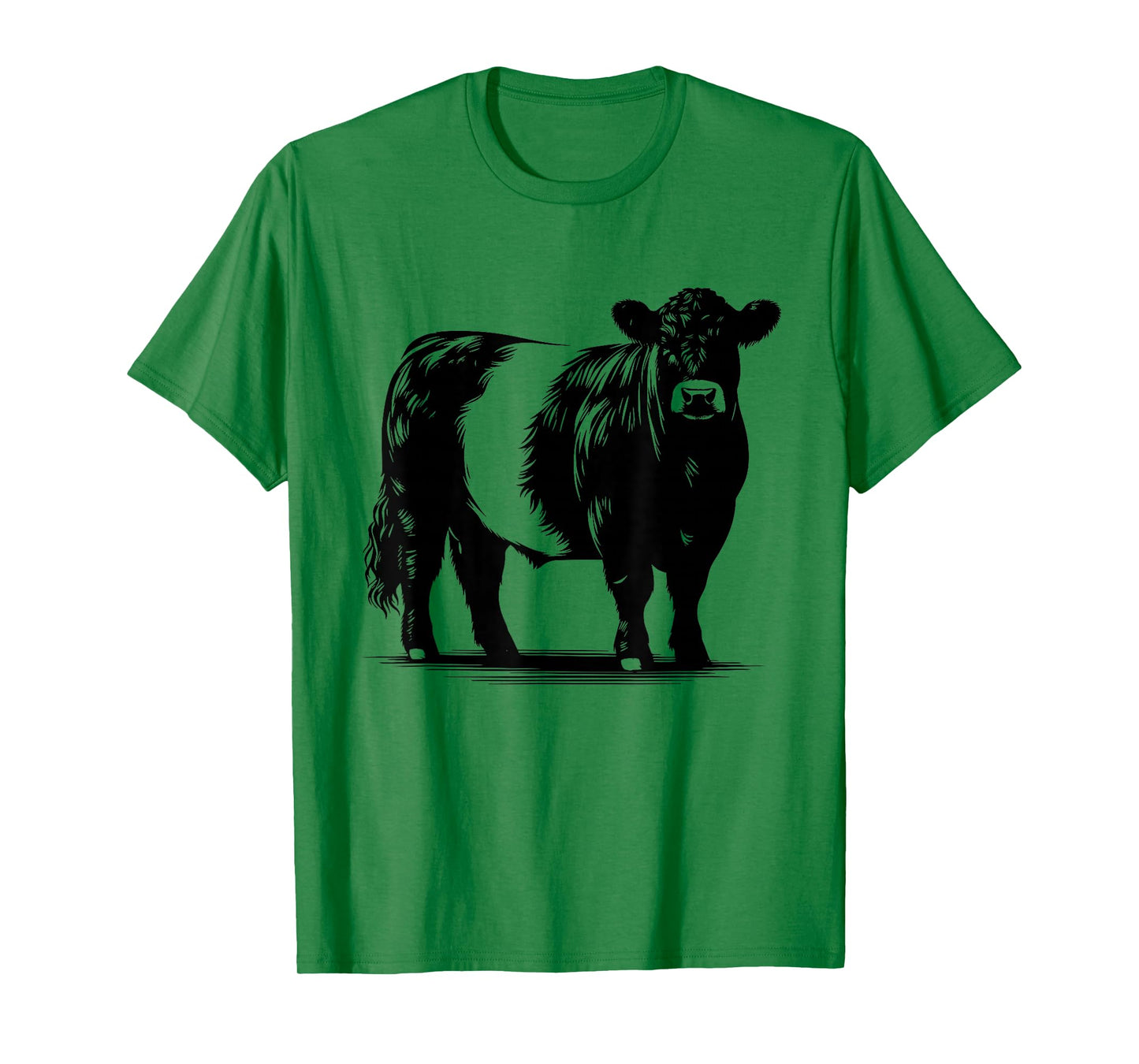 Cow Farmer Breeder - Monochromatic Belted Galloway Cattle T-Shirt
