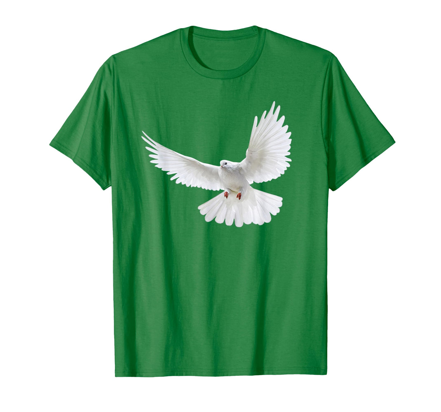 Beautiful Flying Peaceful White Dove Photo Silhouette T-Shirt