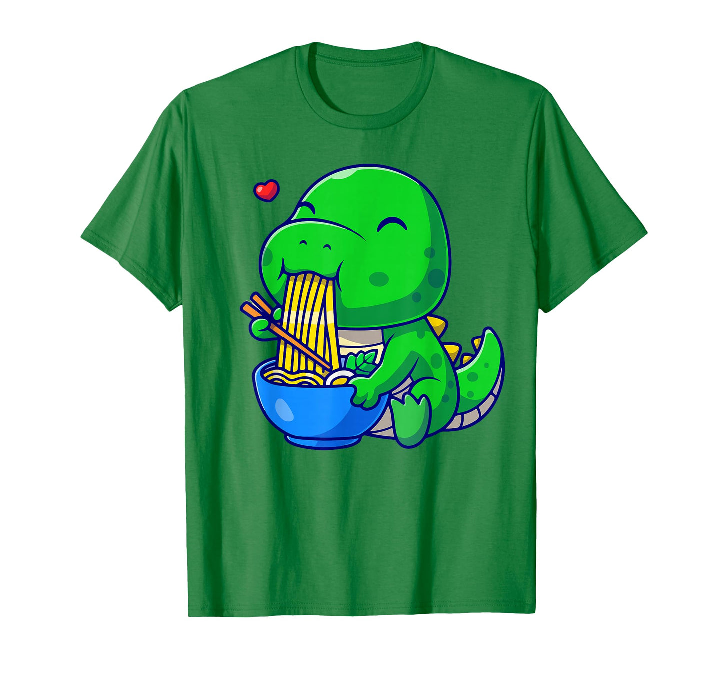 Funny Dinosaur Ramen Noodle Boy Toddler Cute Anime Kawaii T-Shirt