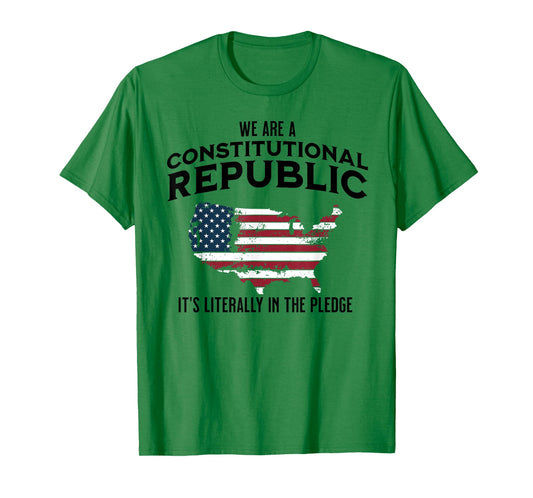 We Are A Constitutional Republic Republican Conservative T-Shirt