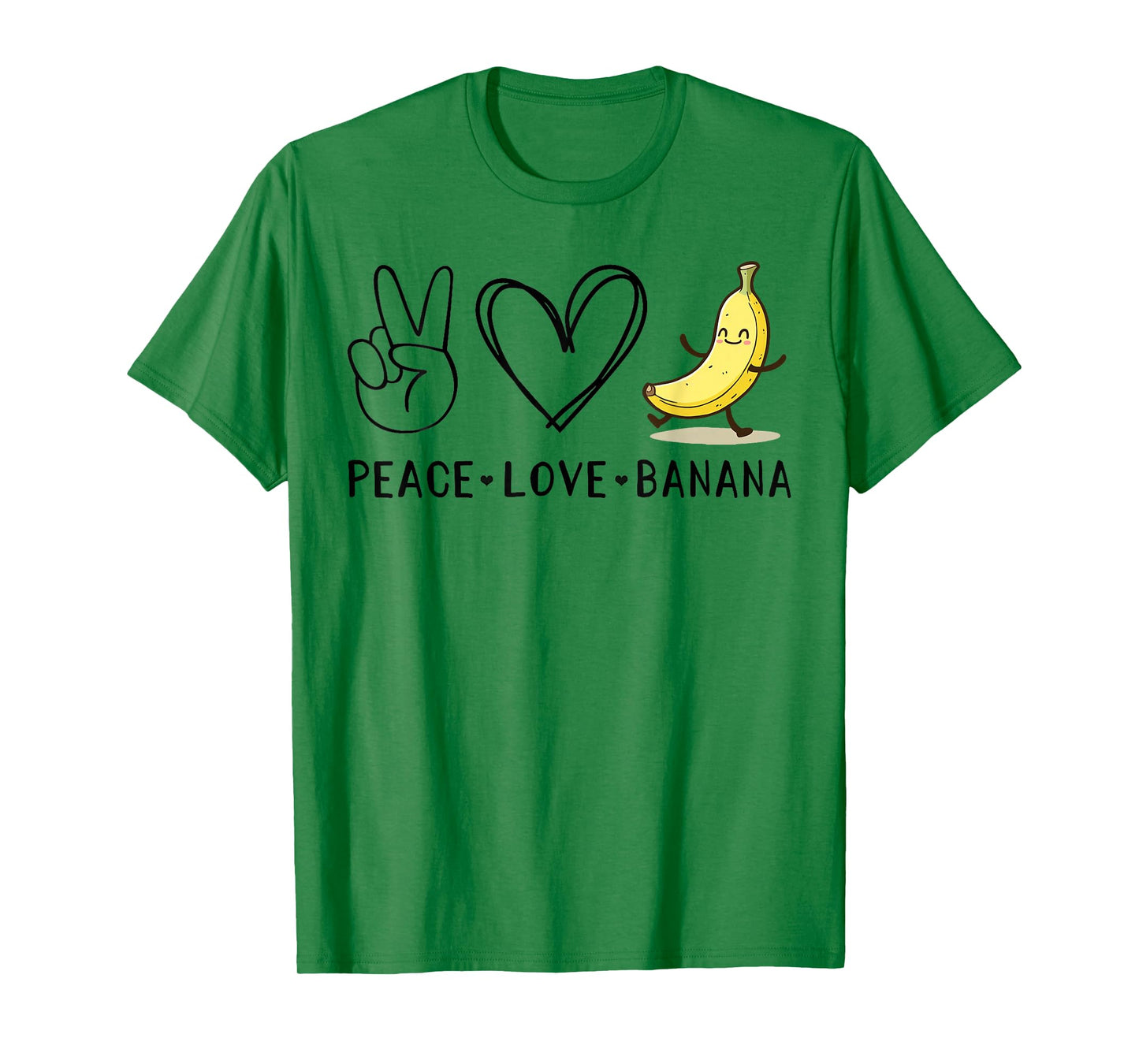 Funny Love Bananas Shirt Cute Banana Gifts Peace Love Banana T-Shirt