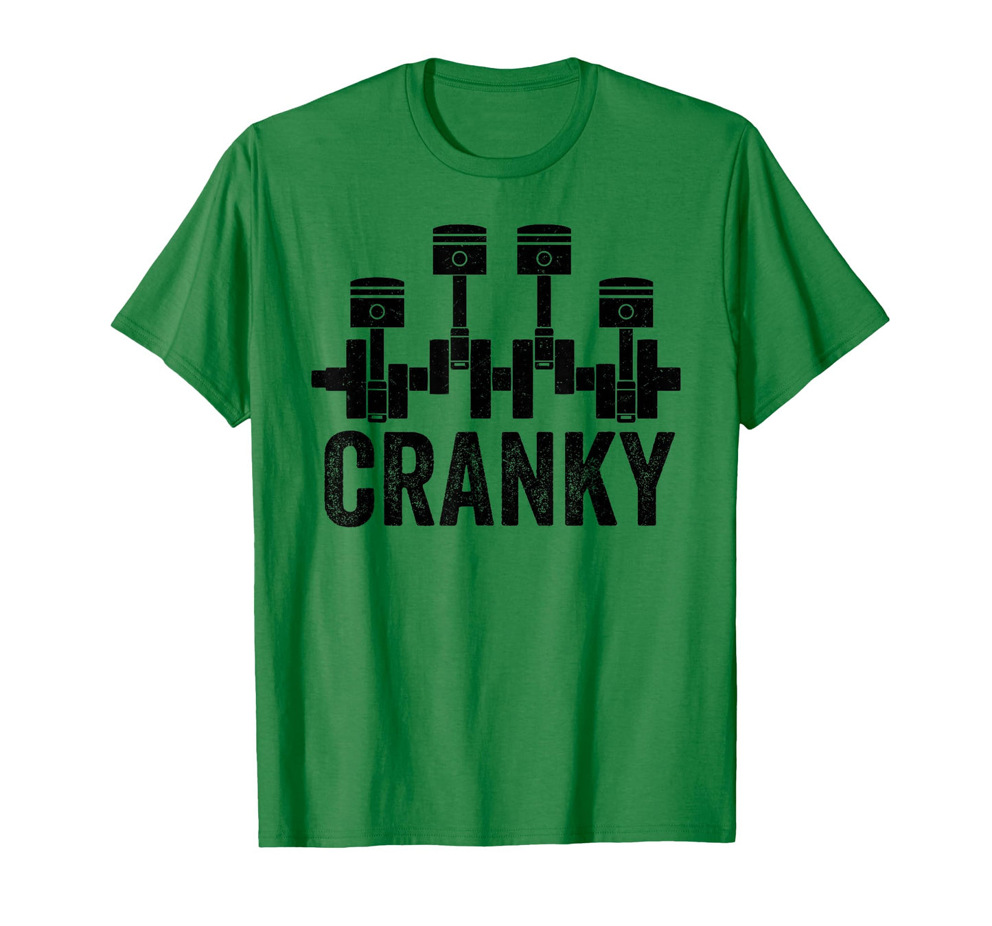 Cranky Car Engine Crankshaft Cars Lover Mechanics Father Day T-Shirt