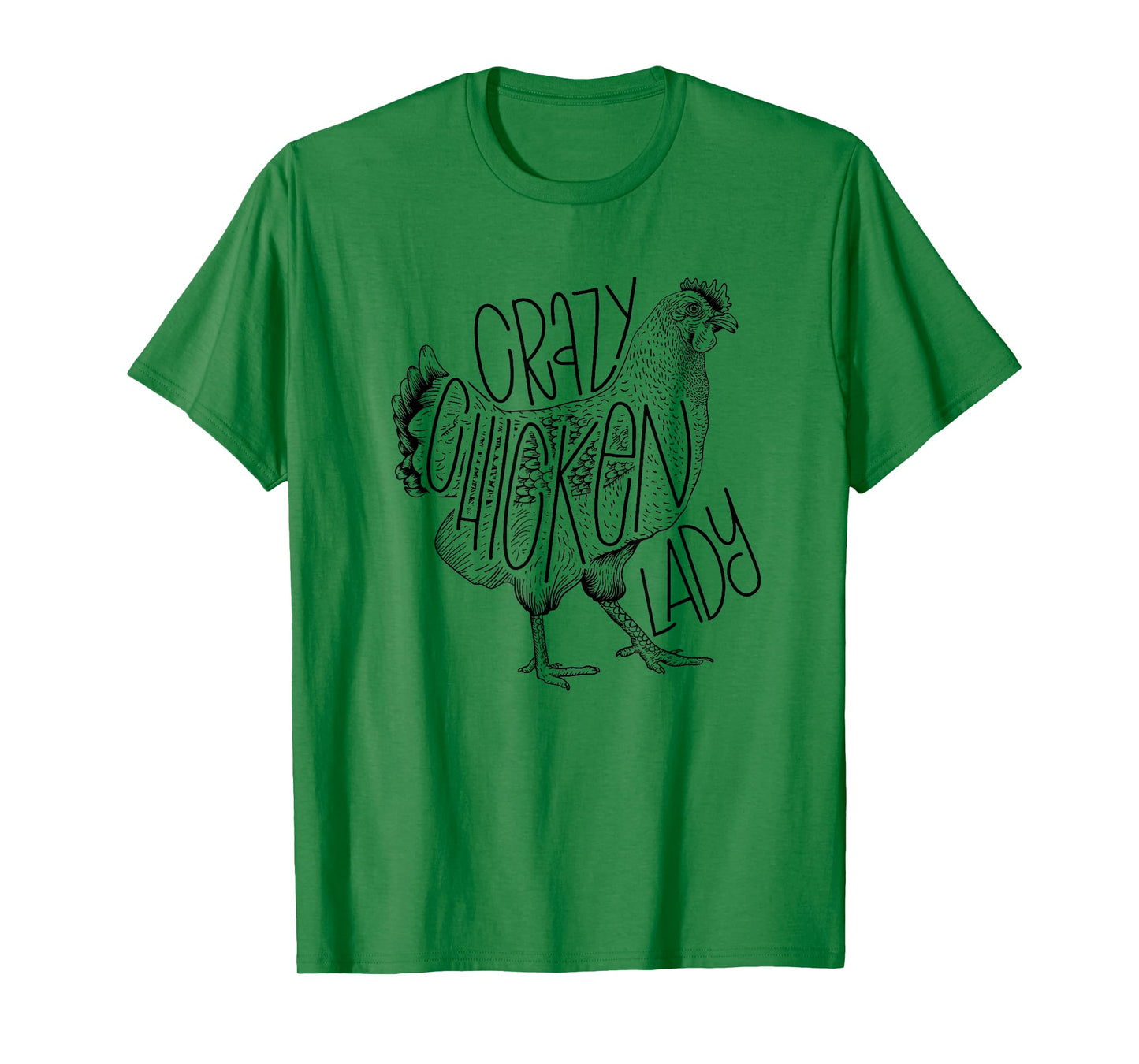 Crazy chicken lady funny Farm Lady T-Shirt