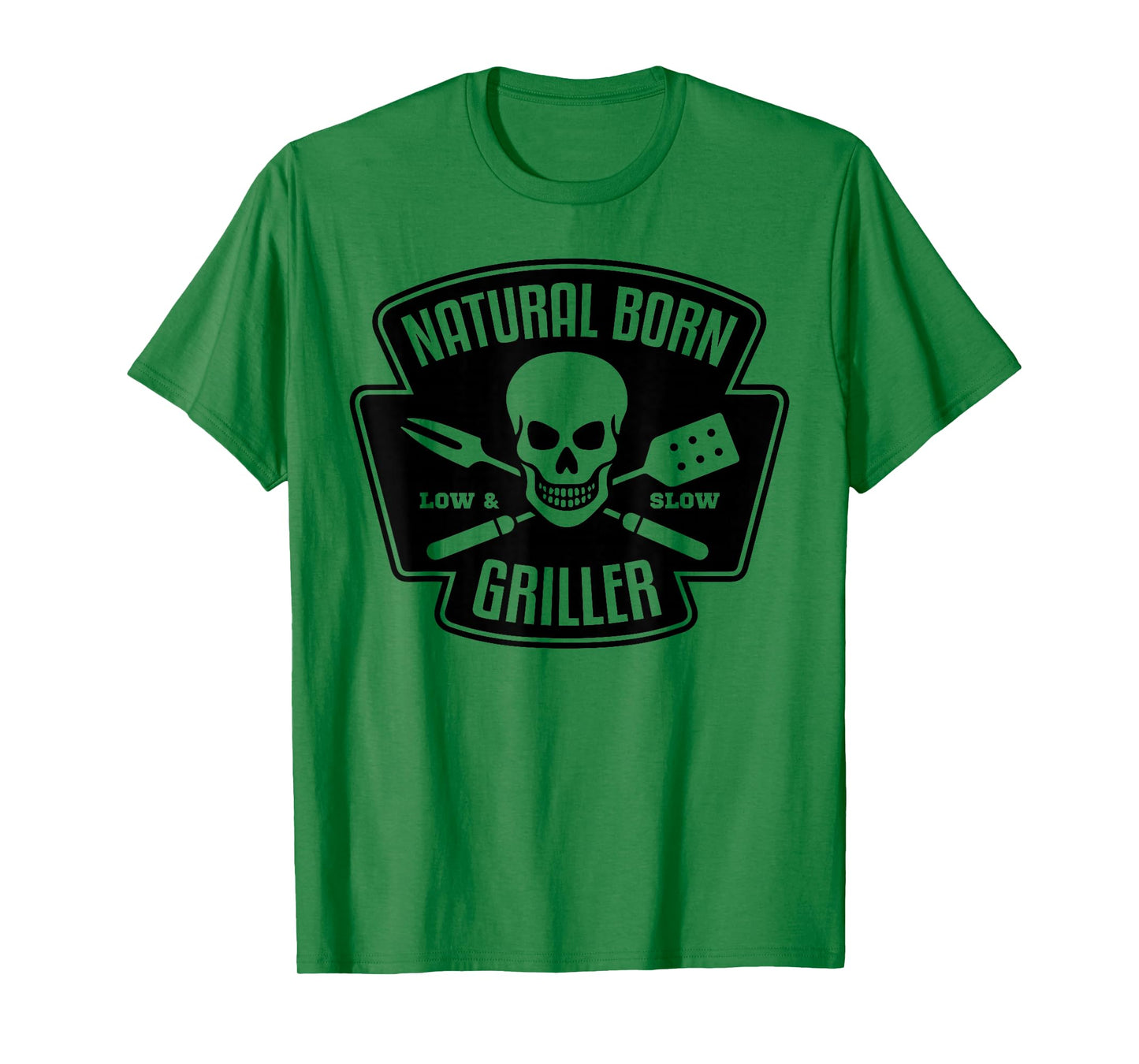 Barbecue Natural Born Grillmeister Griller Grill Gift T-Shirt
