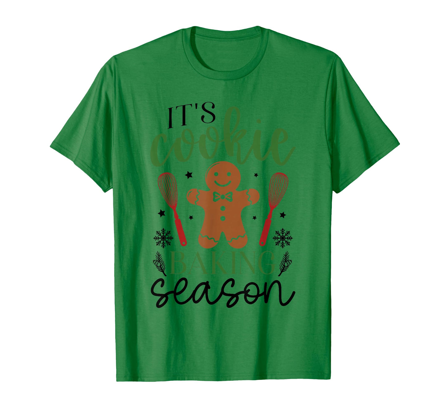 Christmas Women Cookie Baking T-Shirt