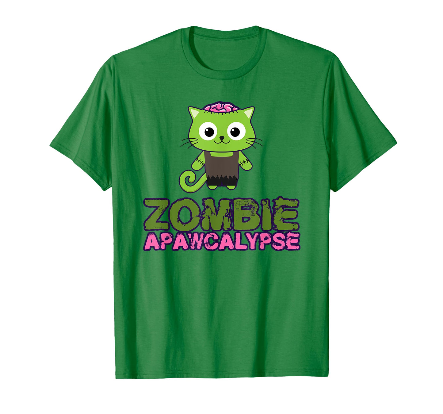 Apocalypse Cat Funny Zombie Apawcalypse T-Shirt for Men Women