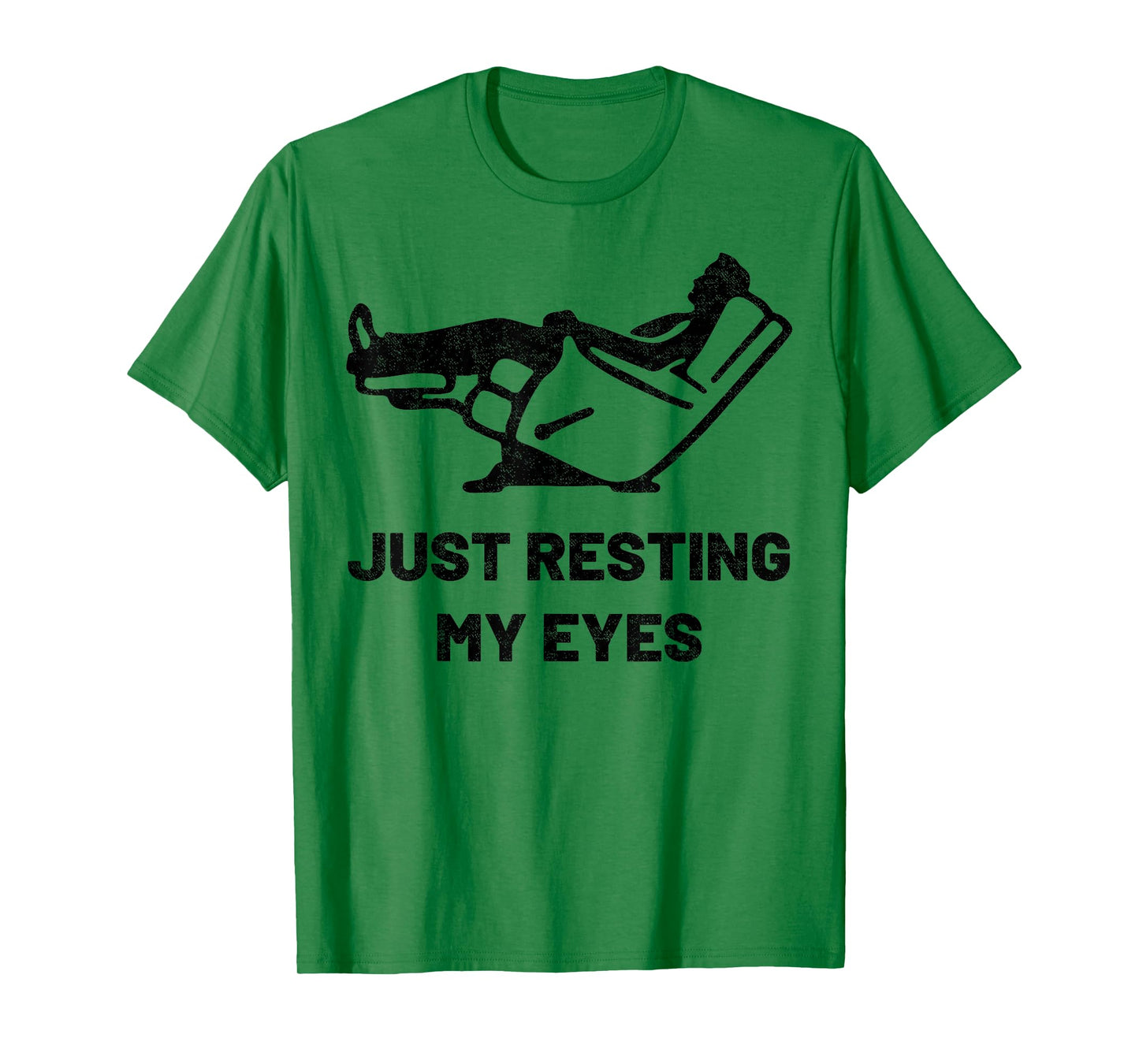 Just Resting My Eyes Funny Recliner Father's Day Dad Husband T-Shirt