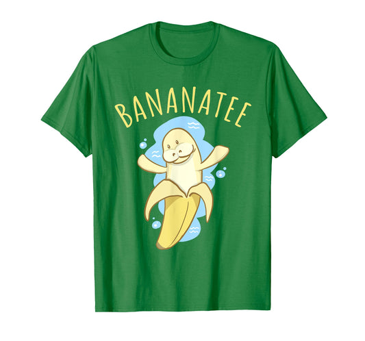 Bananatee Manatee Banana Dugong Pun Funny Fruit T Shirt T-Shirt