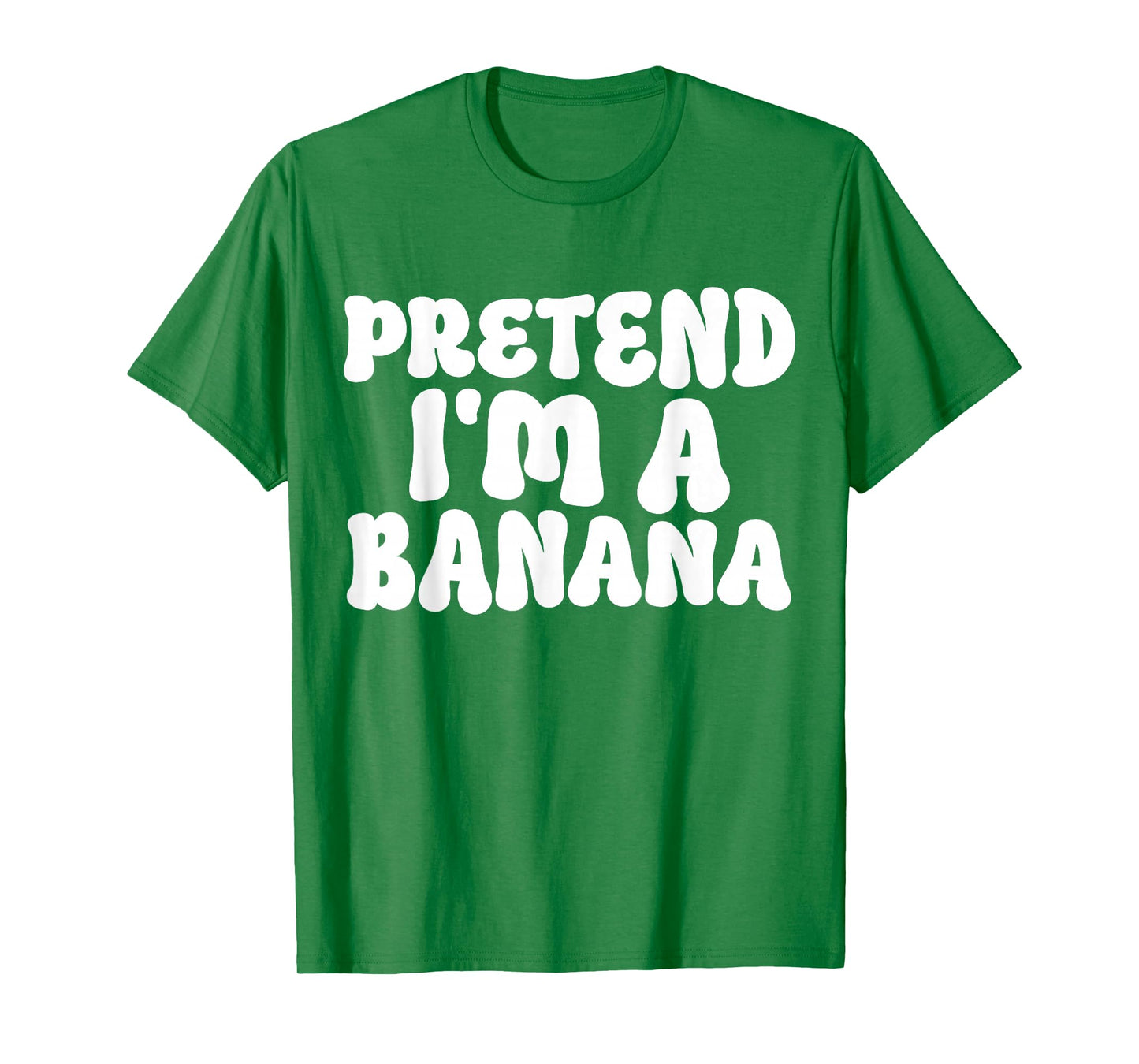 Pretend I'm A Banana Easy Lazy Funny Halloween Kids Mom Dad T-Shirt