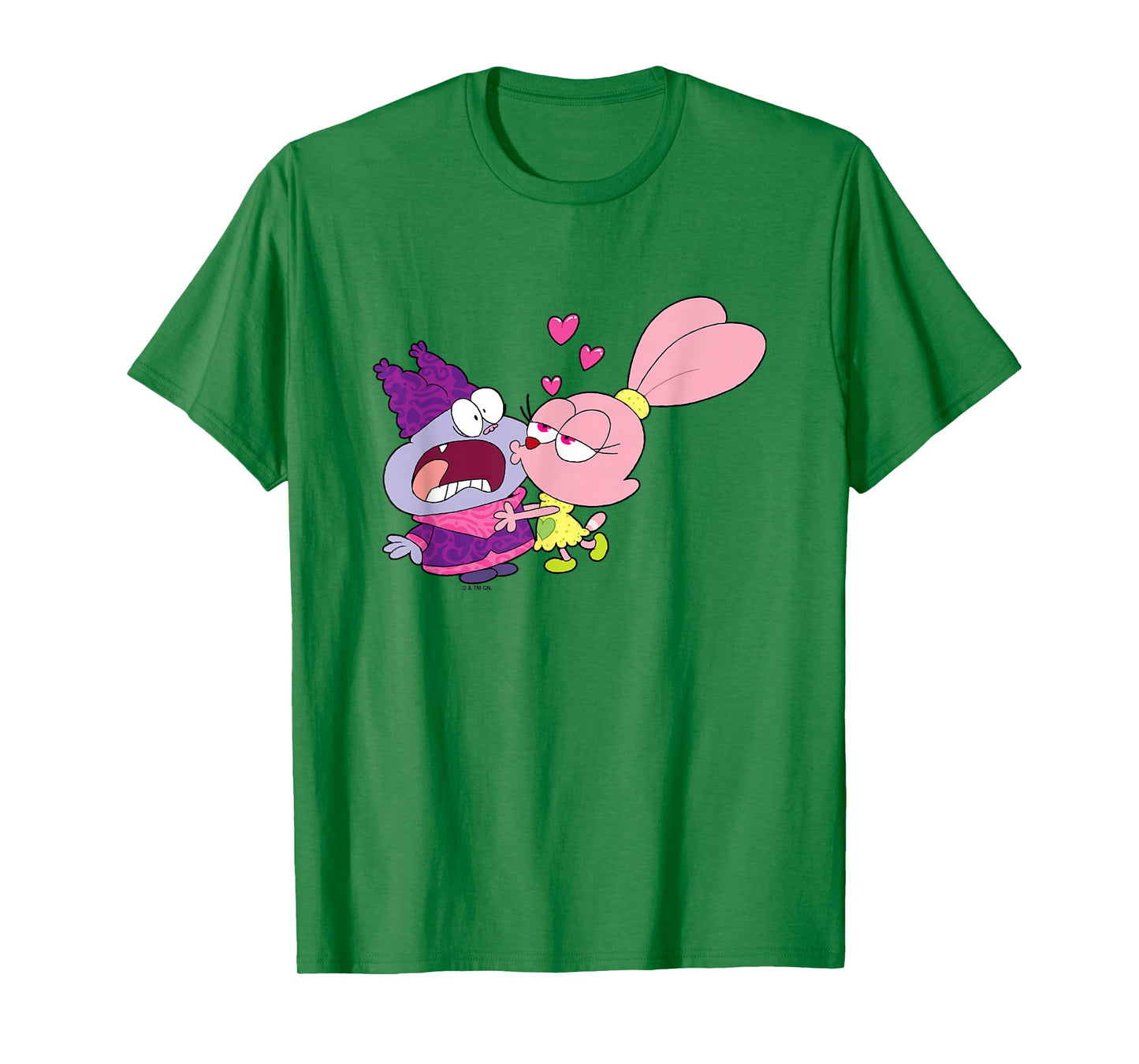Chowder Valentine's Day Panini Kissing A Terrified Chowder T-Shirt