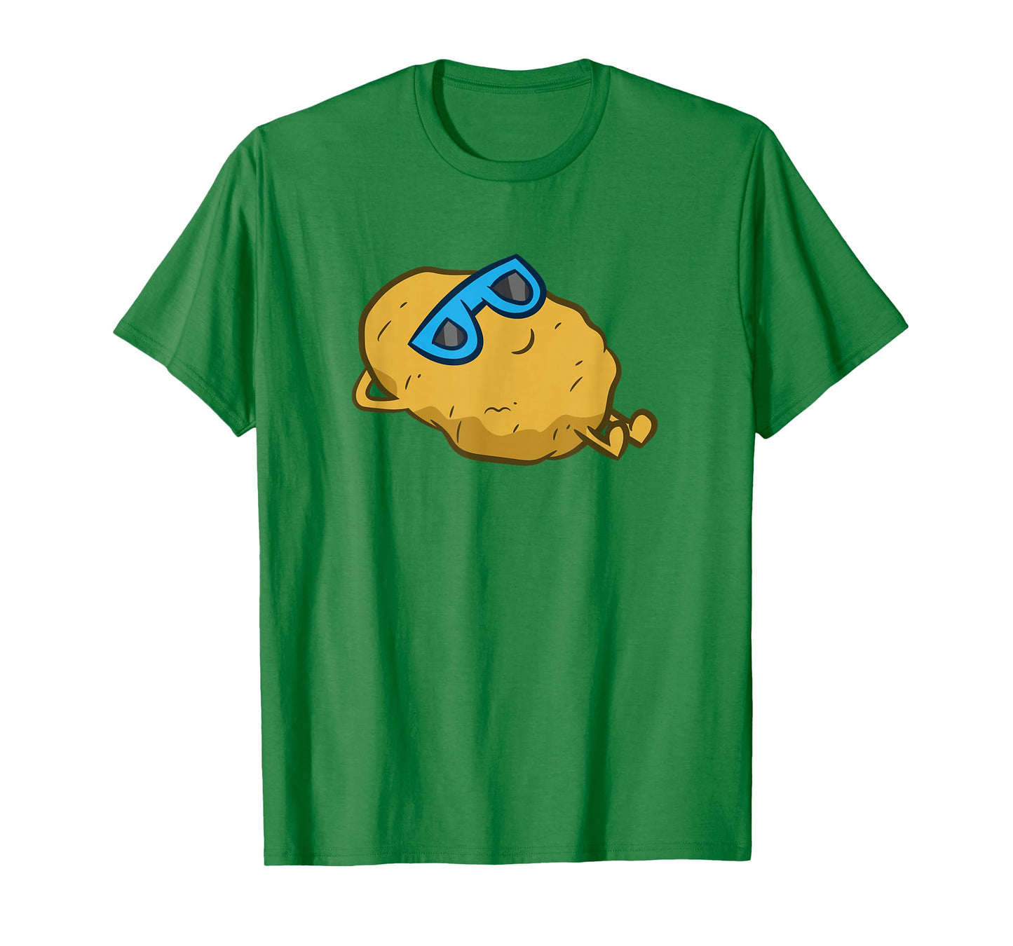 Cute Potato With Sunglasses Relaxing Potato T-Shirt