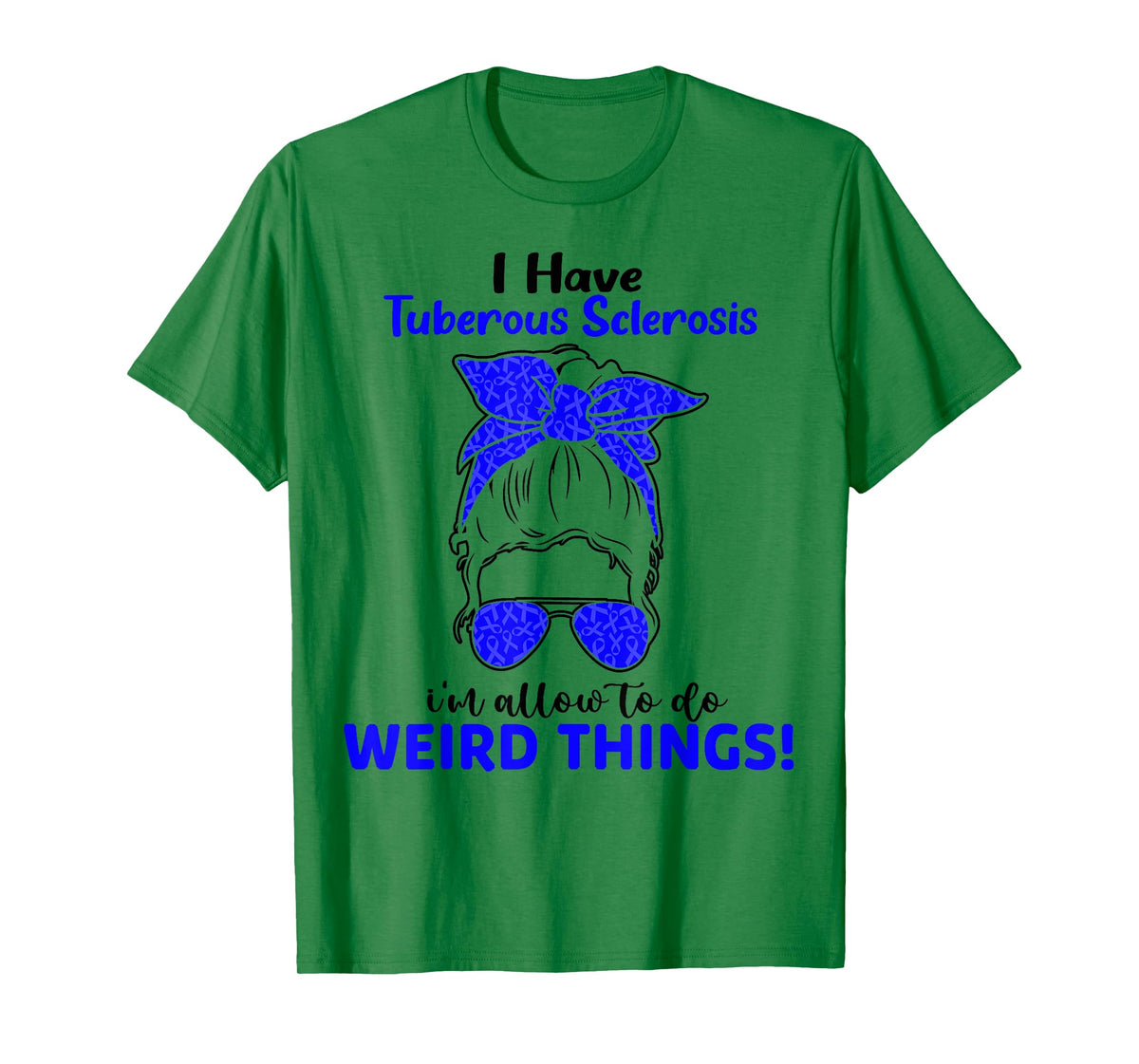 Tuberous Sclerosis Complex TSC Awareness Cute Ribbon T-Shirt