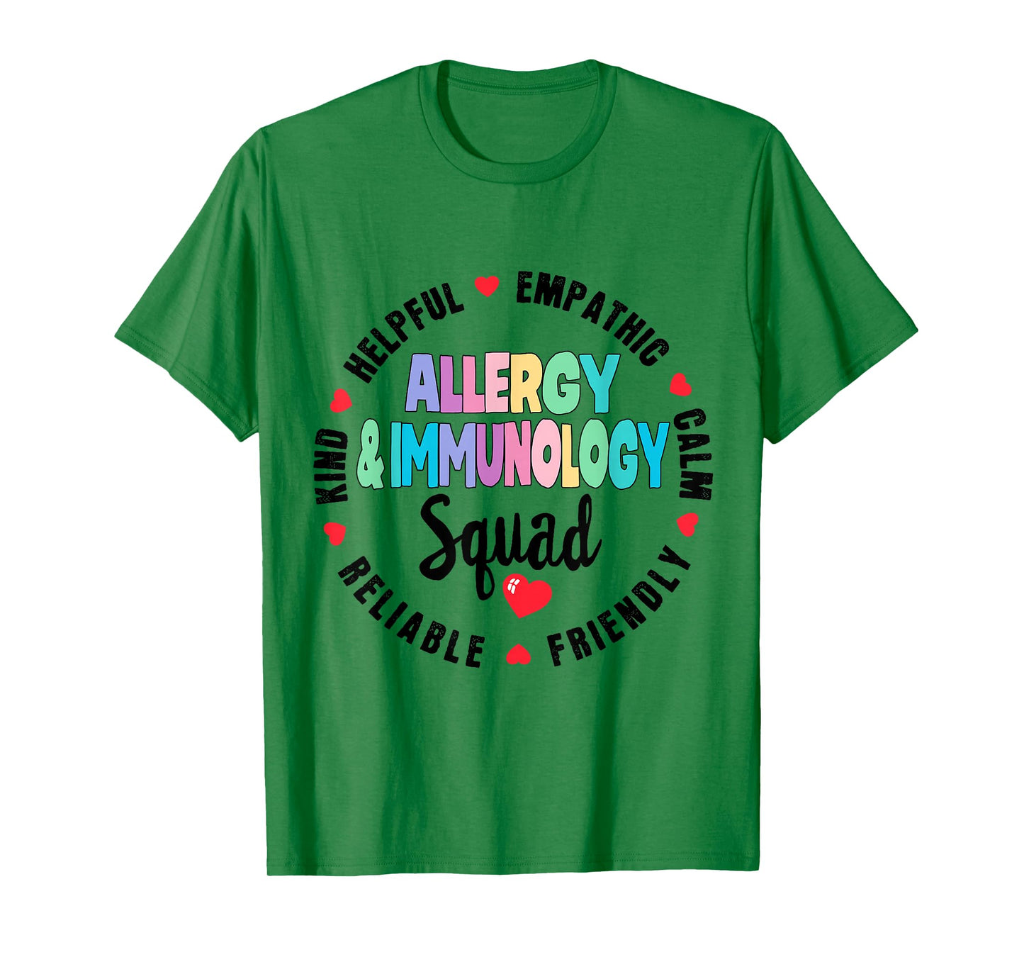 Allergy and Immunology Squad Nurse Team Registered Nursing T-Shirt