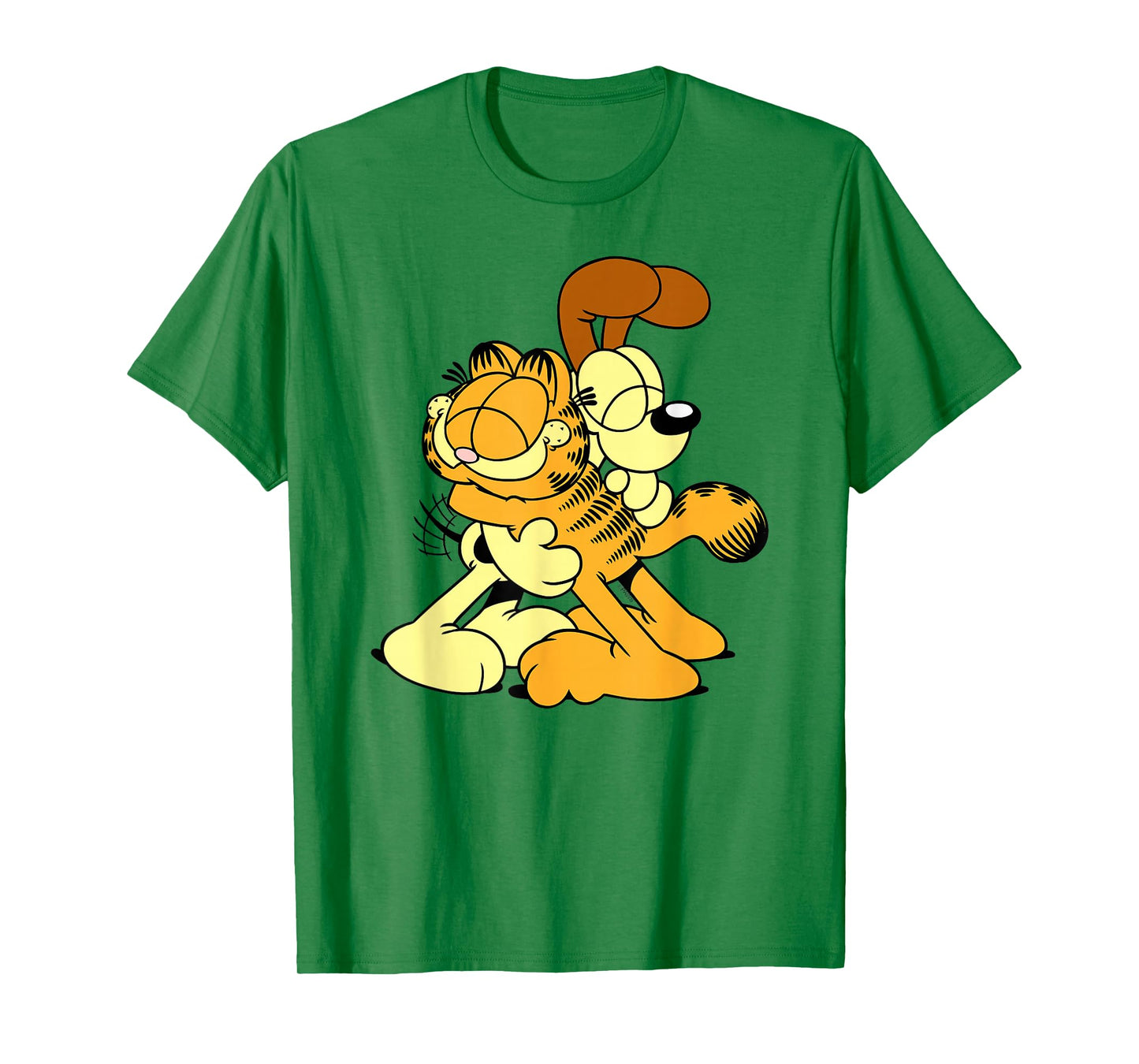Garfield & Odie Hugging Cute Cartoon Cat and Dog T-Shirt