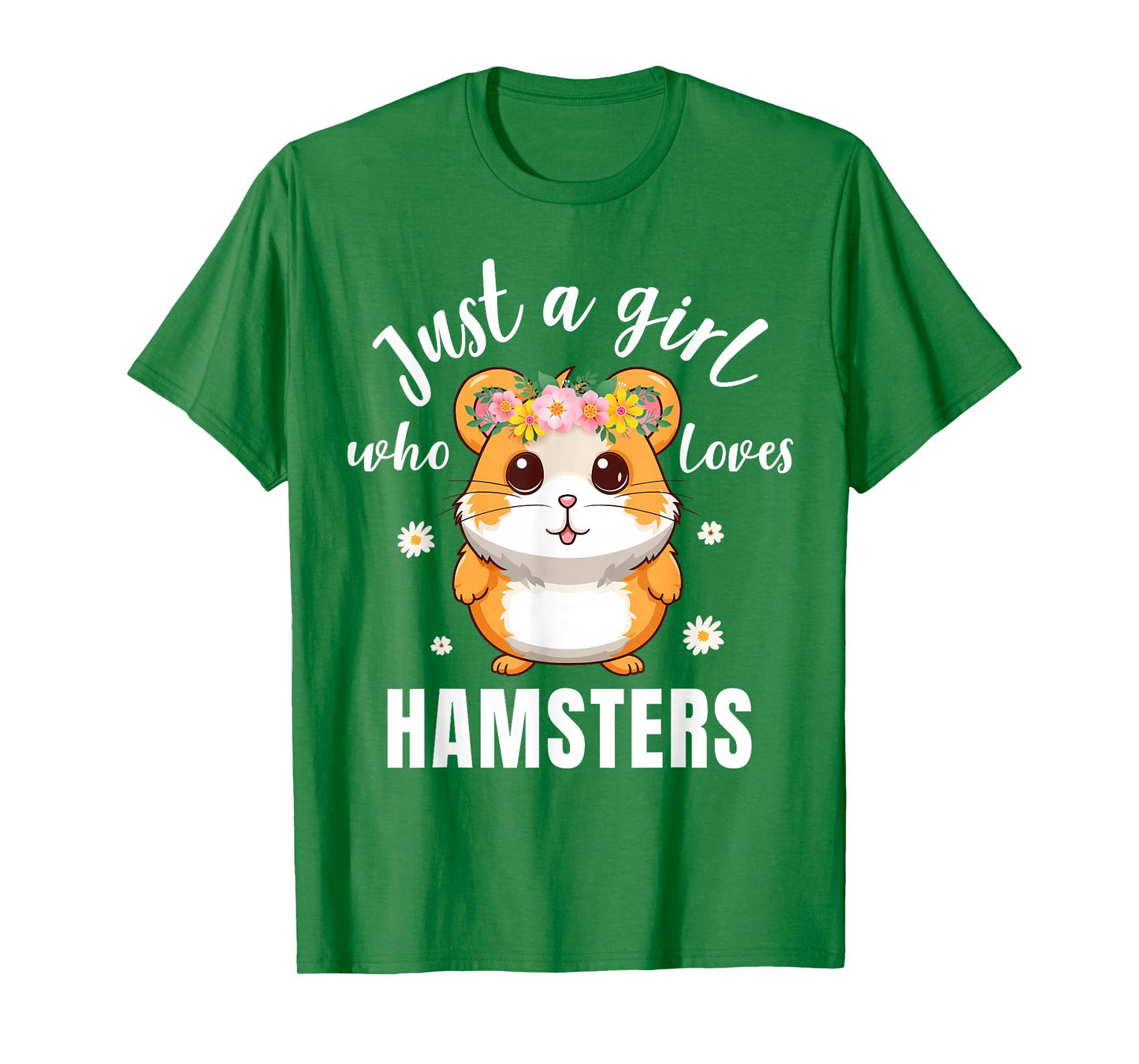 Hamster Shirt Kids Girls Just a Girl Who Loves Hamsters T-Shirt