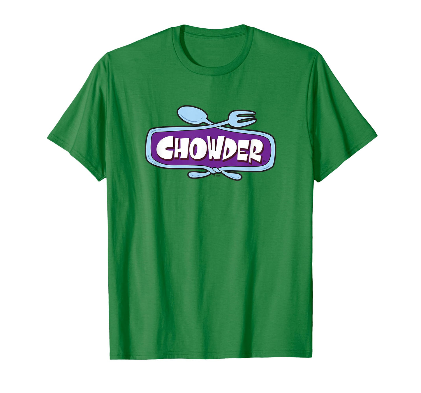 Chowder Classic Cartoon Stylized Chest Logo T-Shirt