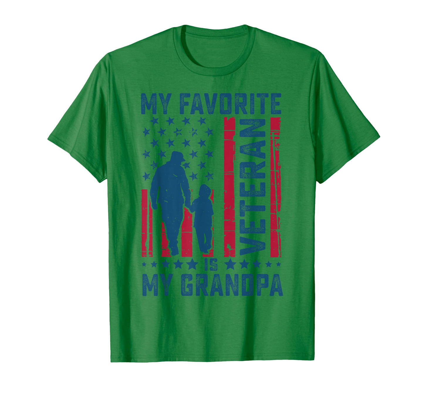 My Favorite Veteran is My Grandpa Grandfather Veterans Day T-Shirt