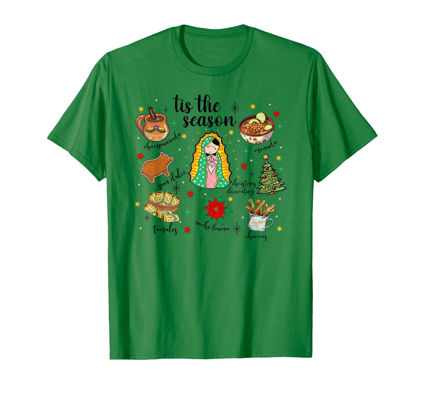 Coquette Tis The Season Mexican Christmas Spanish Donkey T-Shirt