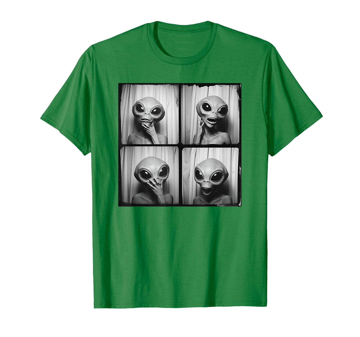 Grey Alien Head Real Martian Photograph Retro Alien T-Shirt