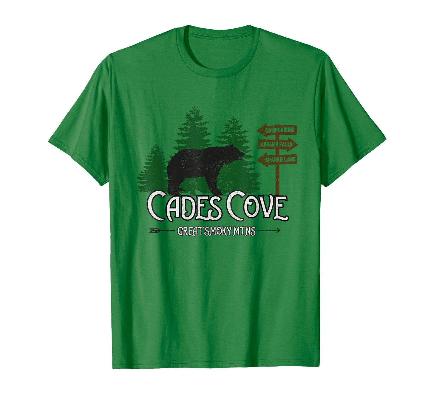 Cades Cove Black Bear Road Sign T-Shirt