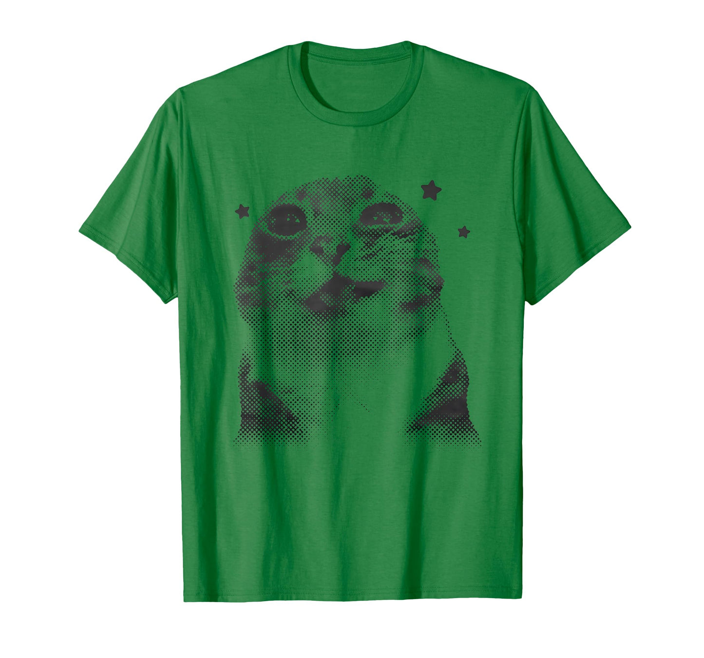 Funny Retro Cat Silly Vintage Kitten Meme Cat Lover T-Shirt