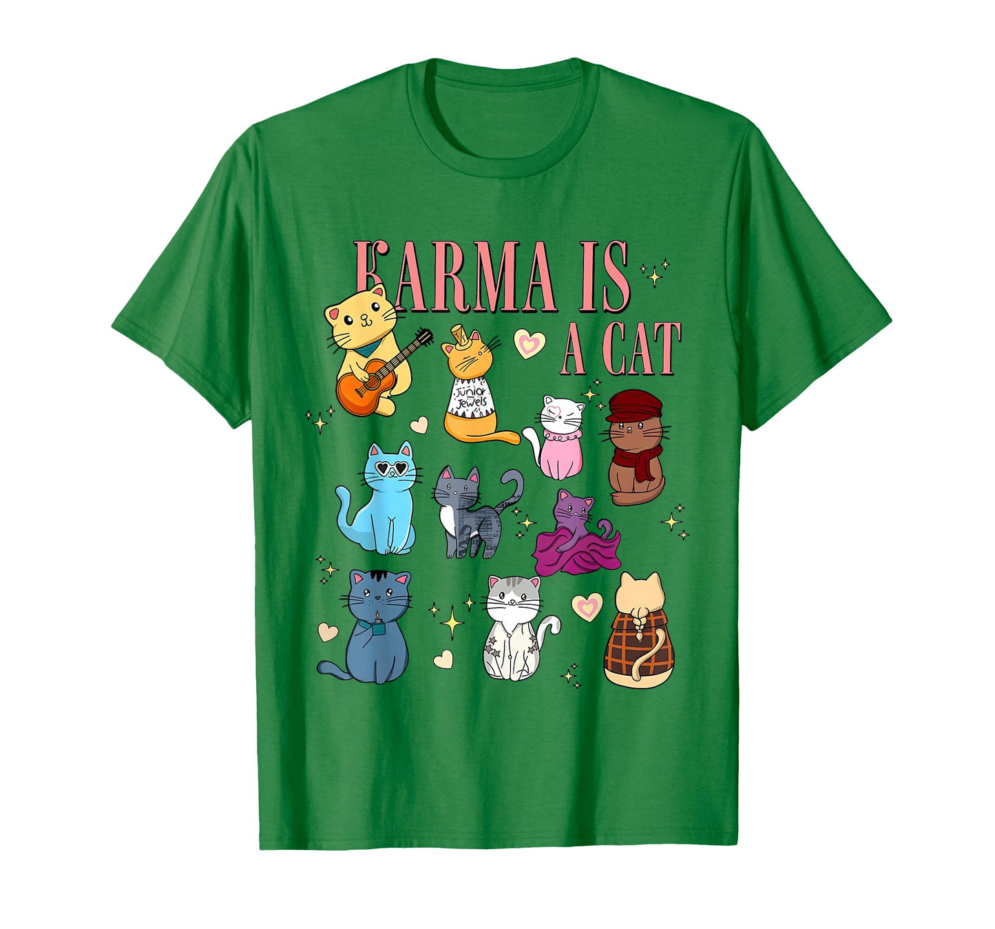 Cute Funny Cat Lover Cat is Karma T-Shirt