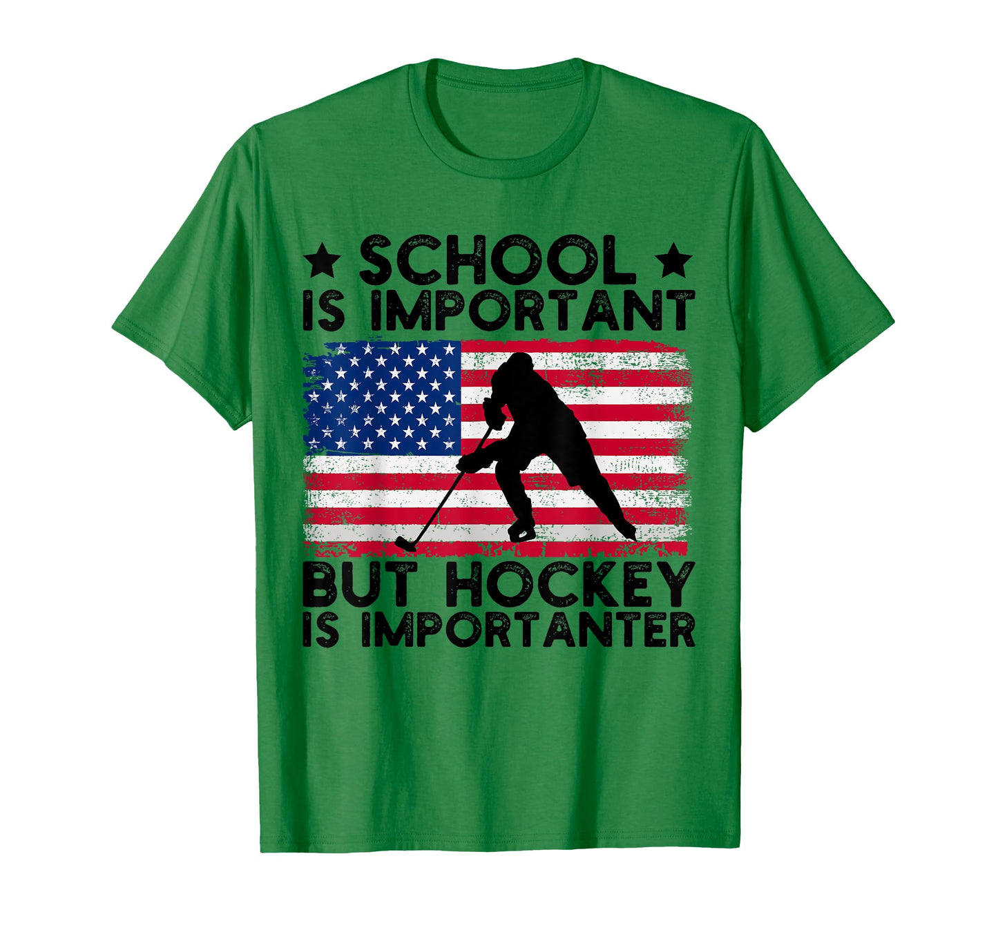 Funny Hockey School Is Important But Hockey is Importanter T-Shirt