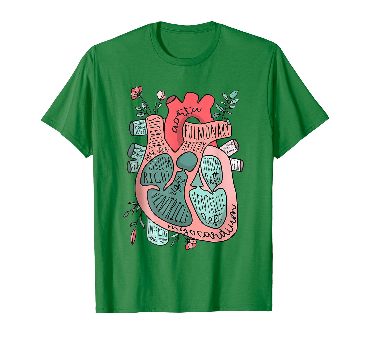 Anatomical Heart Cardiology ICU CVICU Nurse in the Making T-Shirt