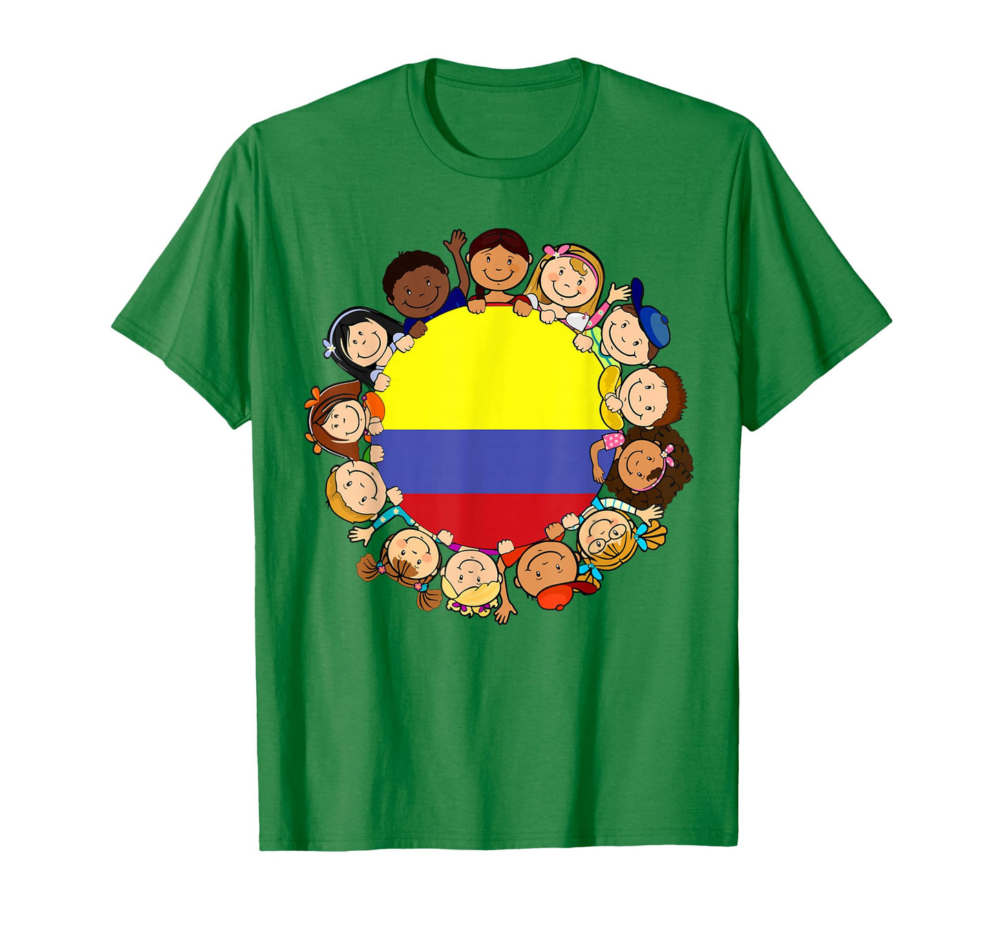 Colombia Flag Colombian Kid Boy Girl Hispanic Heritage Month T-Shirt