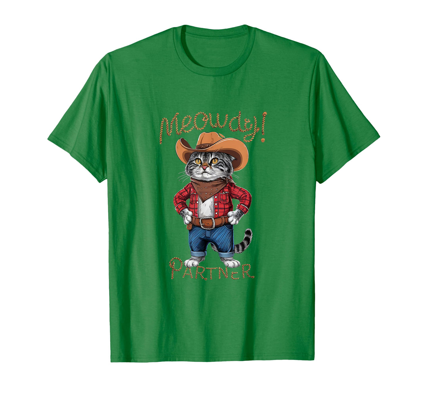 Meowdy Partner Cowboy Cat T-Shirt