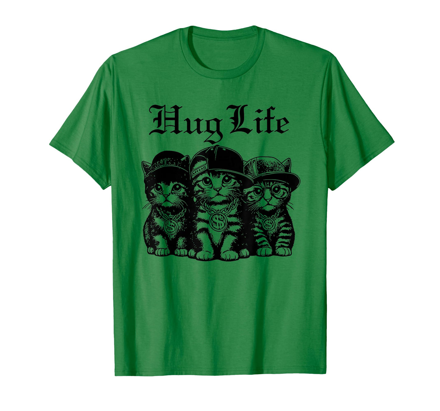 Funny Hug Life Kittens Cat Hug Kitten Tee T-Shirt
