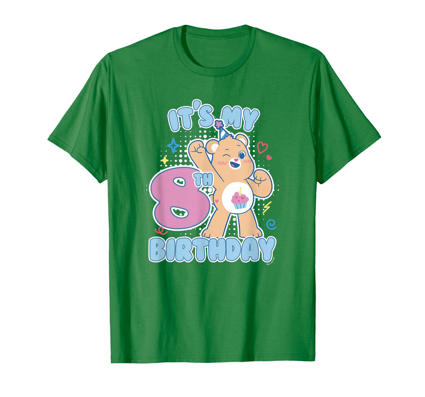 Care Bears Birthday Bear It's My 8th Birthday Celebration T-Shirt
