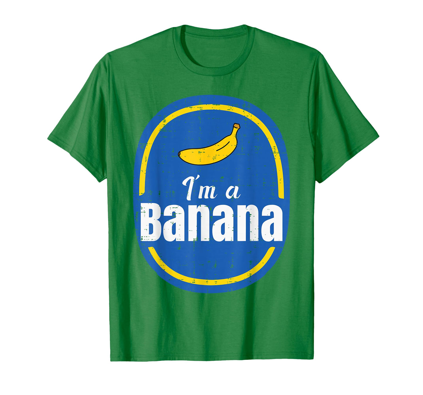 Halloween Im Banana Funny Fruit Food Costume Men Women Kids T-Shirt