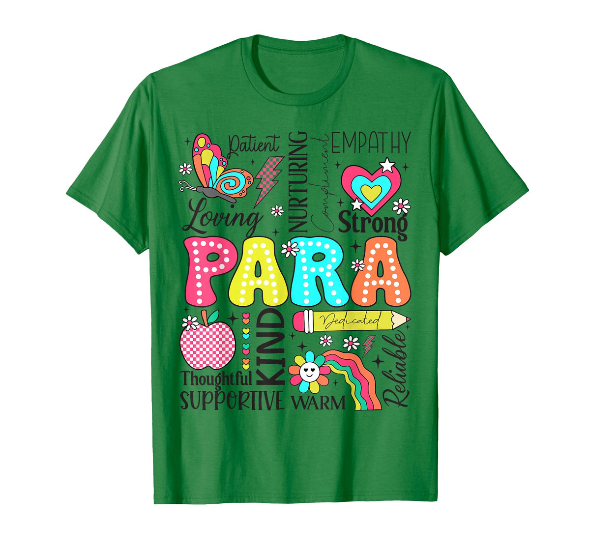 Para Paraprofessional Paraeducator Teacher Back To School T-Shirt