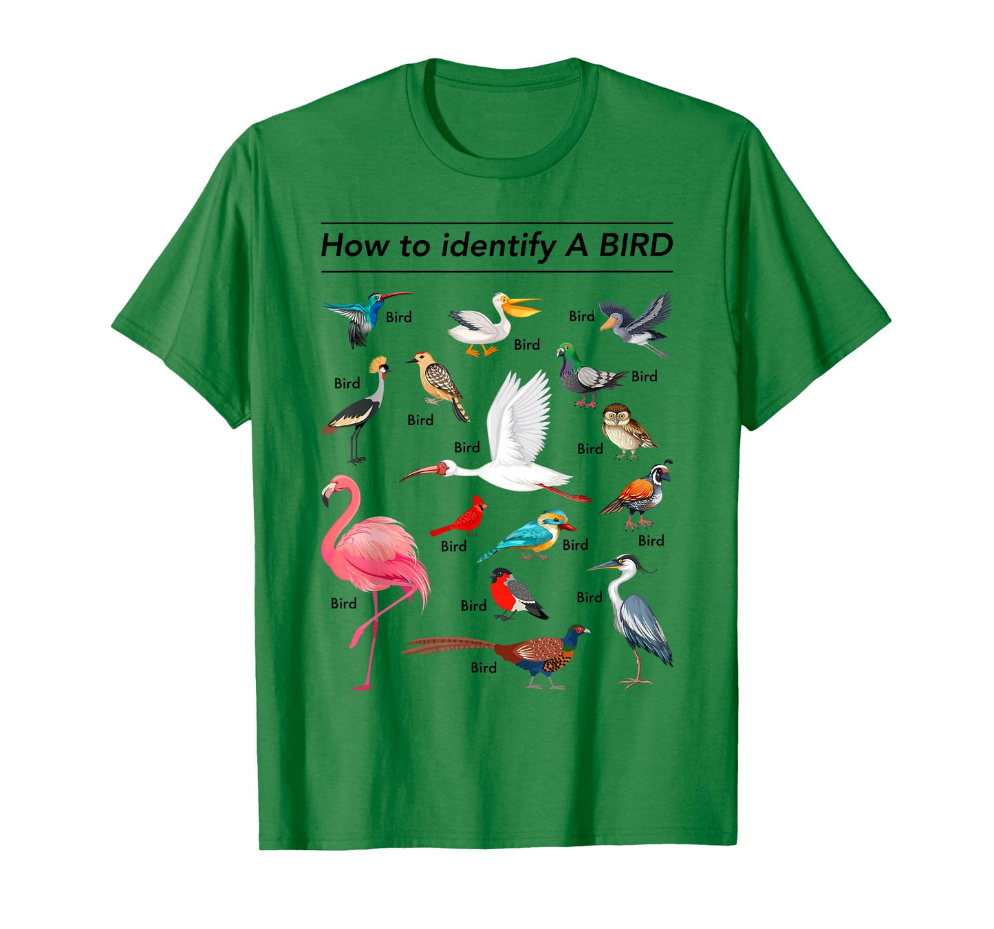 Birdwatcher Lover Funny Birdwatching How To Identify A Bird T-Shirt