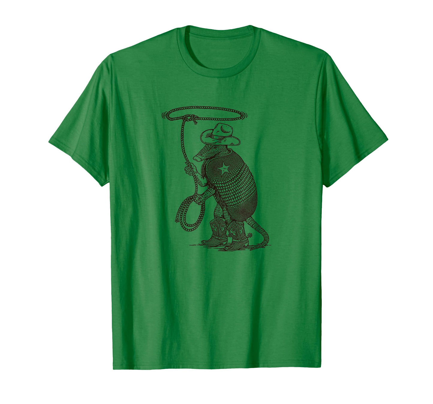 Vintage Cowboy Armadillo Western Funny Pet Desert T-Shirt