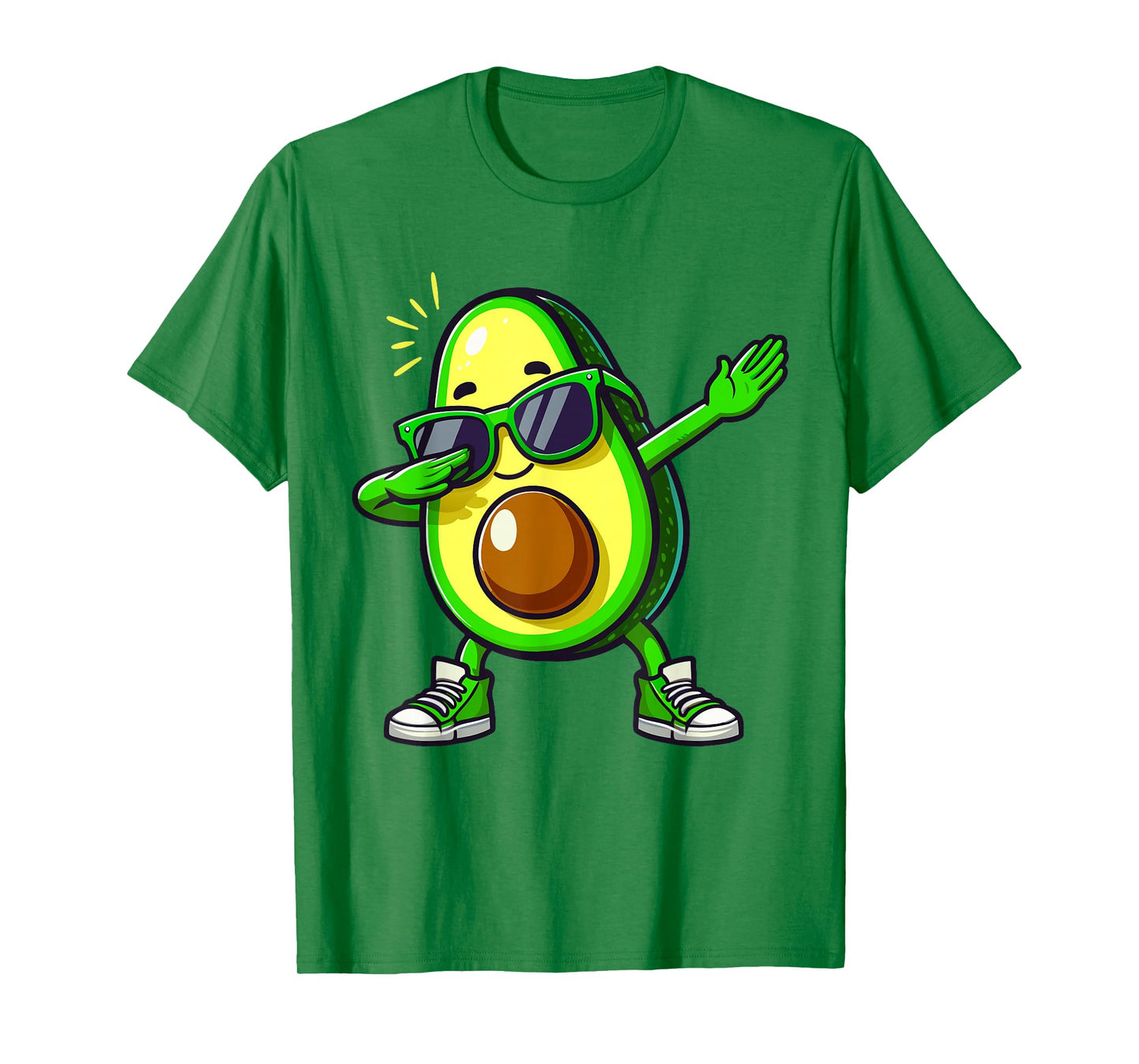 Funny Dabbing Avocado Kids Women Men Avocado T-Shirt