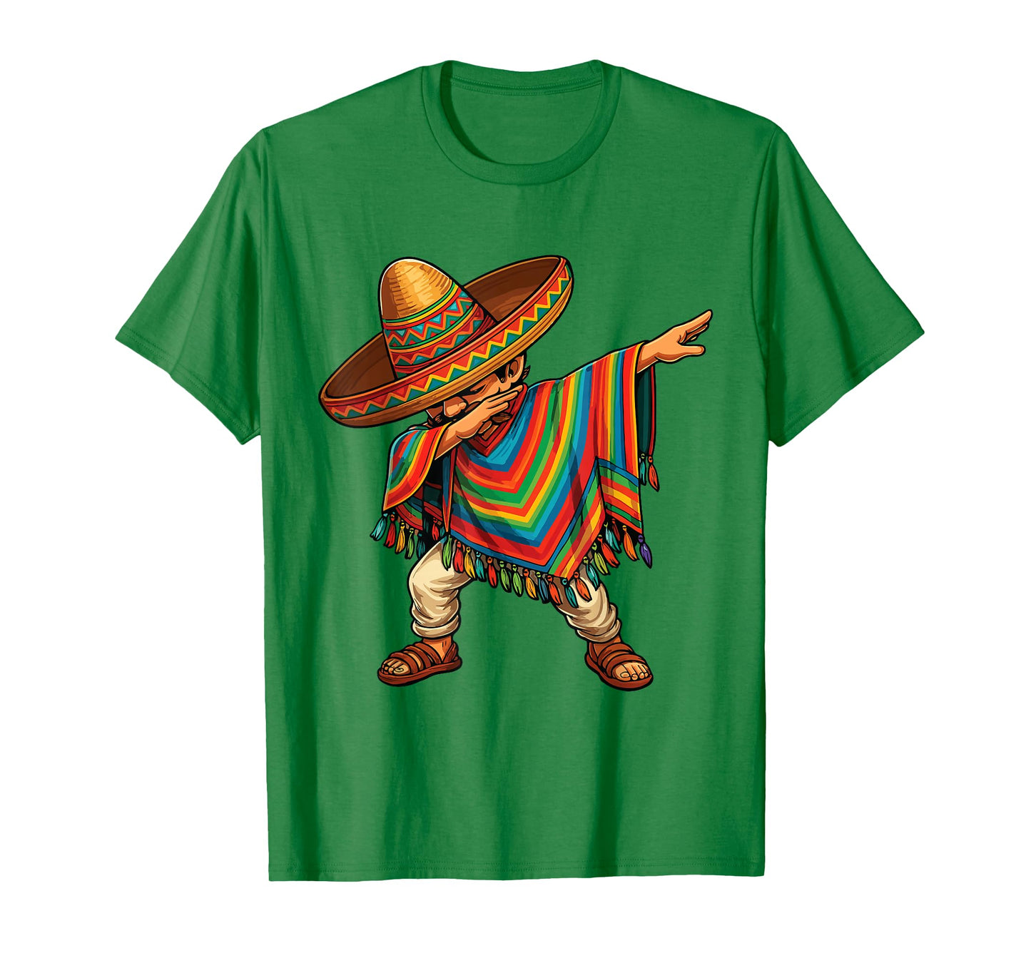 Mexican man dabbing 5 de mayo design boys cinco de mayo T-Shirt