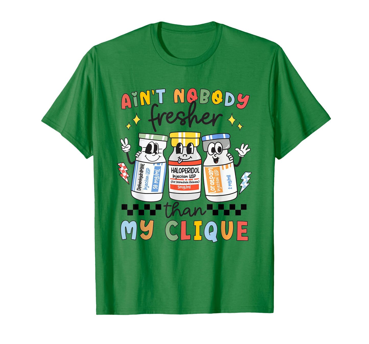B52 Nurse Benadryl Haldol Ativan Pharmacology Nurse Student T-Shirt